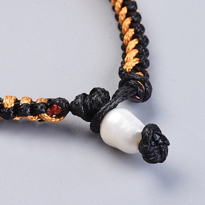 Waxed Polyester Braided Cord Bracelets BJEW-JB04342-1