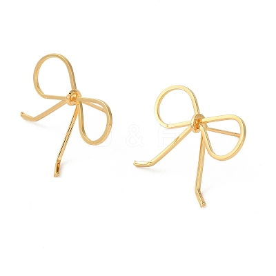 Brass Stud Earrings for Women EJEW-F334-03G-01-1