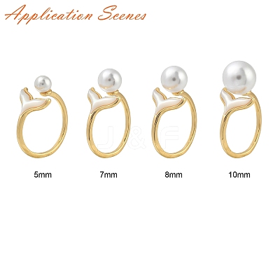 Brass Peg Bails Cuff Finger Ring Settings X-KK-S354-288-NF-1