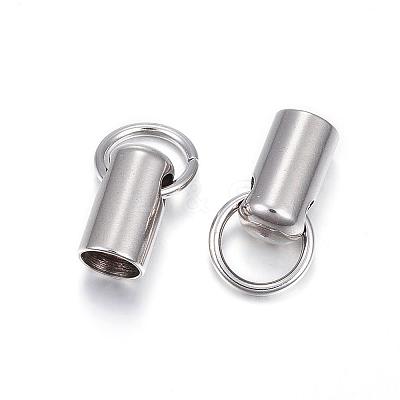 Tarnish Resistant 201 Stainless Steel Cord Ends STAS-E120-02-5mm-1