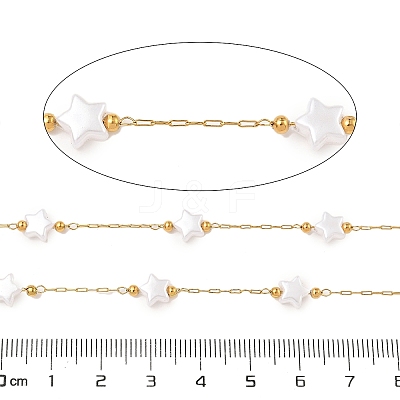 Ion Plating(IP) 304 Stainless Steel Paperclip Chains CHS-P018-04B-G-1