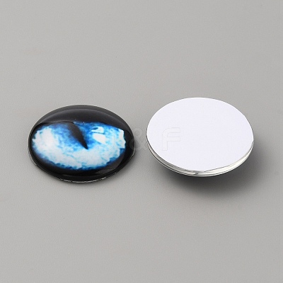 Glass Cabochons LS-GLAA-WH0033-75H-08-1