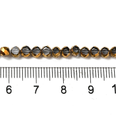Electroplate Glass Beads Strands EGLA-P061-01B-02-1