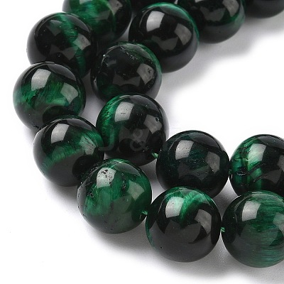 Natural Tiger Eye Beads Strands G-G448-14mm-18A-1