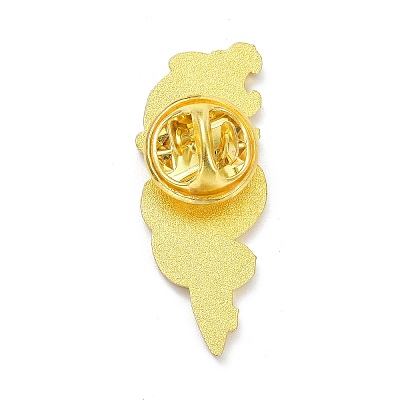 Snake and Dagger Alloy Enamel Brooches ENAM-C001-01G-1