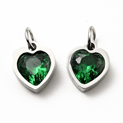 304 Stainless Steel Pendants STAS-D189-06P-10-1