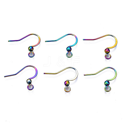 Ion Plating(IP) 304 Stainless Steel French Earring Hooks STAS-S119-014A-1
