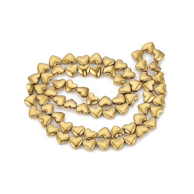 Electroplate Non-magnetic Synthetic Hematite Beads Strands G-T061-101F-1