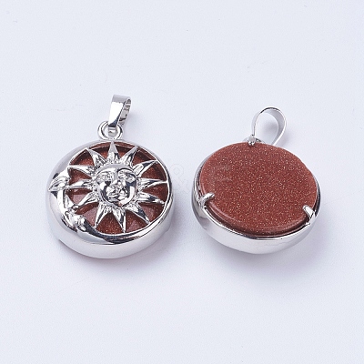 Synthetic Goldstone Pendants G-K234-C14-1