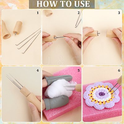 DIY Needle Felting Tools Findings FIND-WH20007-01P-1
