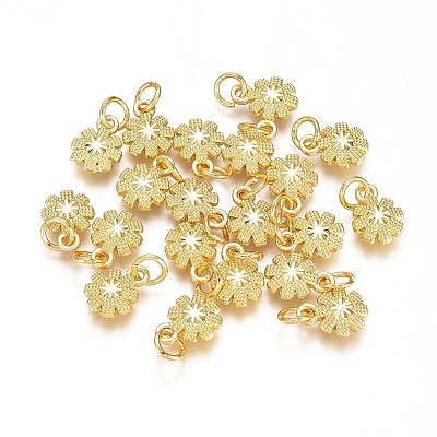 Electroplated Alloy Charms X-PALLOY-G267-11G-1