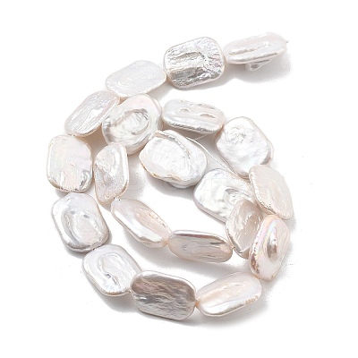 Natural Baroque Keshi Pearl Beads Strands PEAR-P064-01F-06A-1