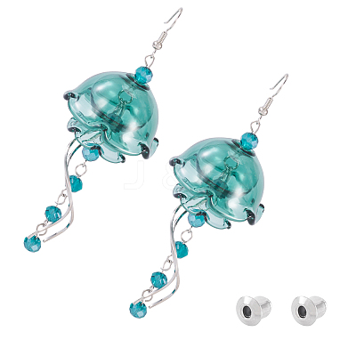 Brass Dangle Earring EJEW-TAC00020-1