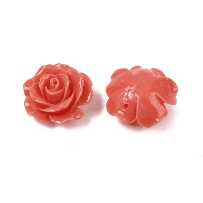Dyed Synthetic Coral Carved Beads CORA-Z001-01A-02-1