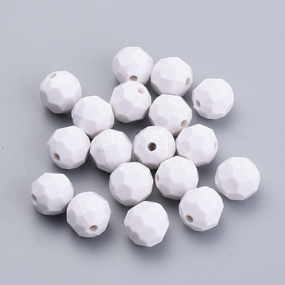 Opaque Acrylic Beads SACR-S300-05A-01-1