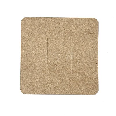 Square Paper Hair Clip Display Cards DIY-B061-01A-06-1