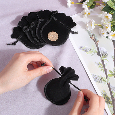 20Pcs Gourd Velvet Drawstring Bags TP-BBC0001-07A-04-1