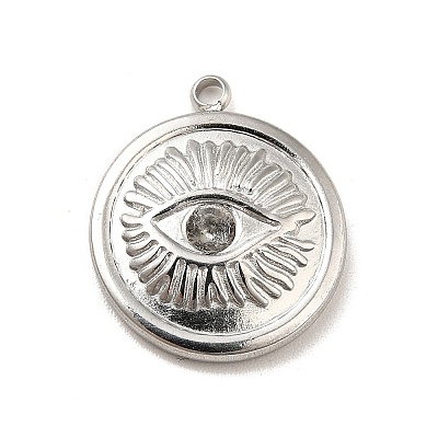 Tarnish Resistant 304 Stainless Steel Pendant Rhinestone Settings STAS-I197-011P-1