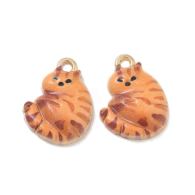 Alloy Enamel Pendants ENAM-K076-35G-05-1