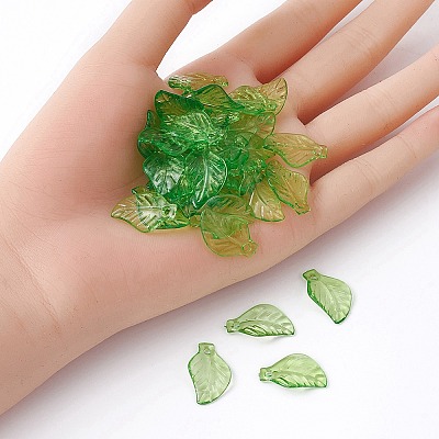 Transparent Acrylic Pendants TACR-YW0001-82-1