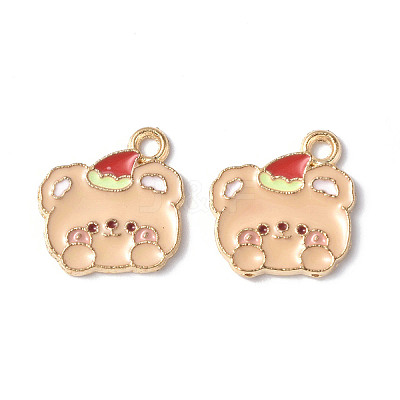 Alloy Enamel Pendants PALLOY-F288-04A-1