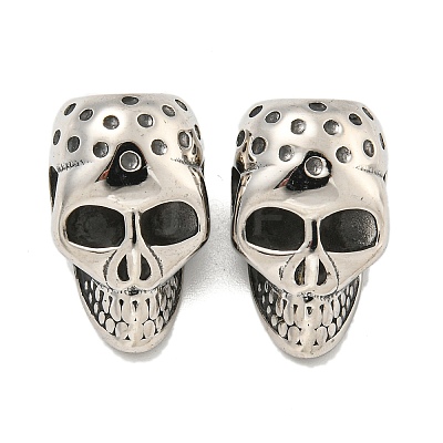 316 Surgical Stainless Steel European Beads STAS-Q326-02AS-04-1