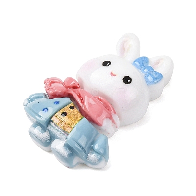 Animal Theme Opaque Resin Cabochons RESI-Z051-01A-1