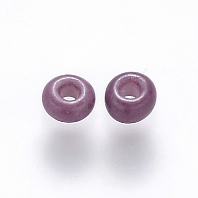 8/0 Baking Paint Glass Round Seed Beads SEED-C029-B-18-1