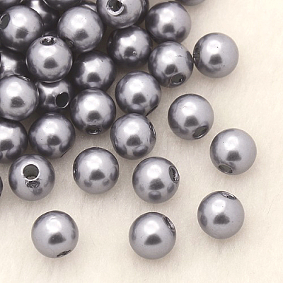 Imitation Pearl Acrylic Beads PL612-09-1