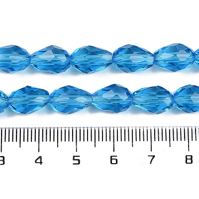 Transparent Glass Beads Strands EGLA-N013-T6mm-D17-1