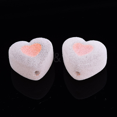 Flocky Acrylic Beads MACR-S275-28G-1