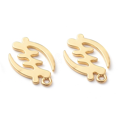 Brass Pendants KK-J278-20G-1