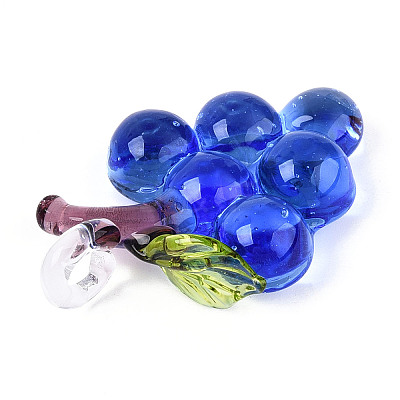 Handmade Lampwork Pendants LAMP-N034-16B-1
