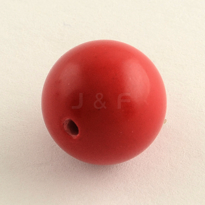 Round Cinnabar Beads CARL-Q002-8mm-1