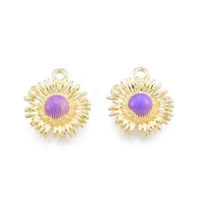 Alloy Enamel Pendants FIND-A017-09B-01LG-1