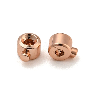 Brass Crimp Beads KK-Z030-17A-RG-1