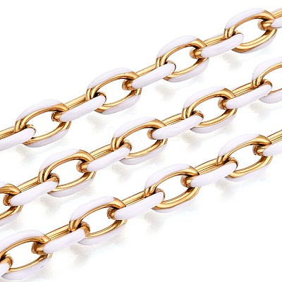 304 Stainless Steel Enamel Cable Chains CHS-ZX006-06A-1
