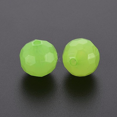 Imitation Jelly Acrylic Beads MACR-S373-97C-E06-1