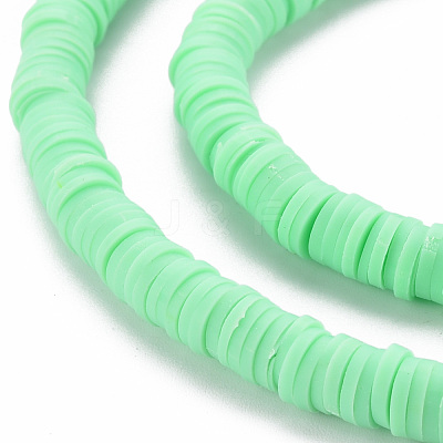 Handmade Polymer Clay Bead Strands CLAY-T002-6mm-51-1