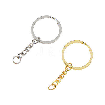 Alloy Split Key Rings PALLOY-CJ0001-44-1