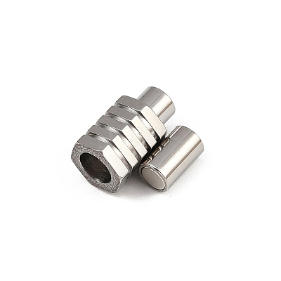 304 Stainless Steel Magnetic Clasps STAS-C127-18B-P-1
