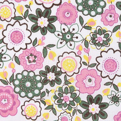 Printed Cotton Fabric AJEW-WH0021-62D-1
