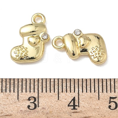 Christmas Alloy Crystal Rhinestone Pendants FIND-L026-01I-G-1