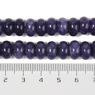 Dyed Natural White Jade Beads Strands G-G107-A13-01-1