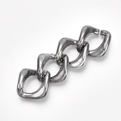 UV Plating ABS Plastic Linking Rings CCB-S162-01A-01-1