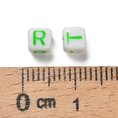 Opaque Acrylic Beads OACR-I022-02D-1
