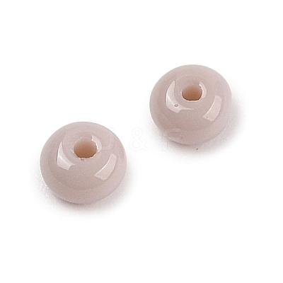 Imitation Jade Glass Seed Beads SEED-Q038-01H-1