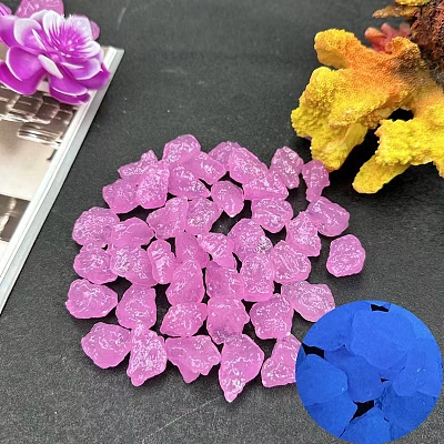 Plastic Imitation Luminous Stone Display Decoration PW-WG75281-09-1