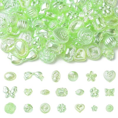 100Pcs 20 Styles Acrylic Beads FIND-CJ0002-75-1