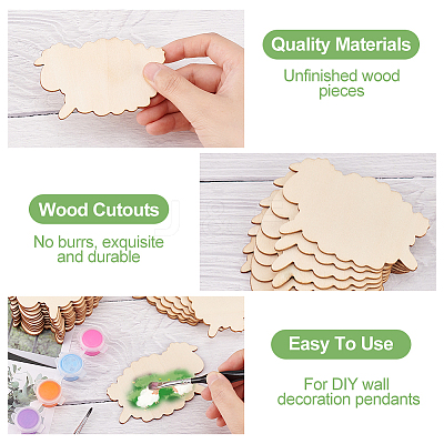 Unfinished Wood Pieces DIY-WH0430-025G-1